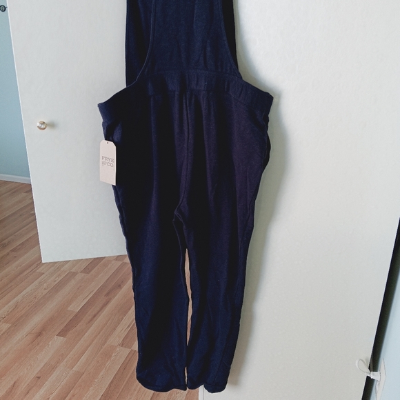 Frye&Co Navy Cotton Overalls - Picture 3 of 8